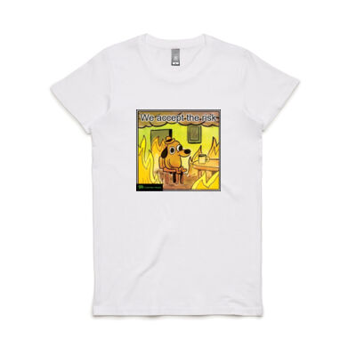 women's - we accept the risk Thumbnail